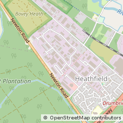 Map of Newton Abbot, Devon