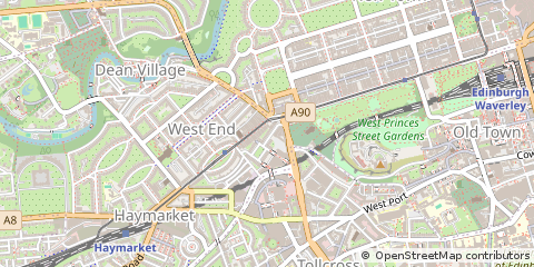 Map of Edinburgh