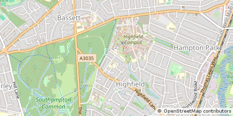 Map of Southampton
