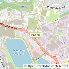 Map of Blackburn, Lancashire