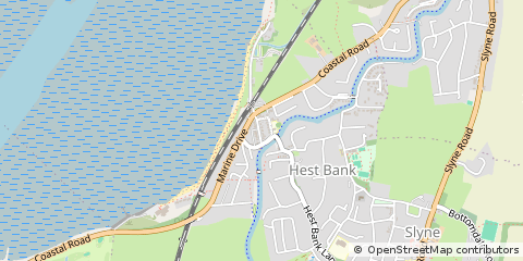 Map of Lancaster, Lancashire
