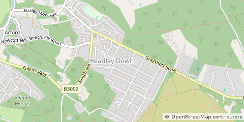 Map of Bordon