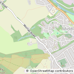 Map of Sheffield, South Yorkshire