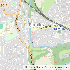 Map of Stockport, Cheshire