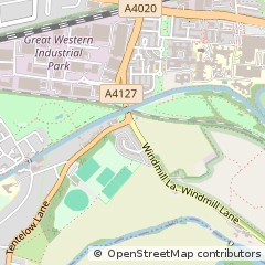 Map of Southall, Middlesex