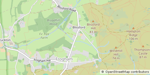 Map of Fordingbridge, Hampshire