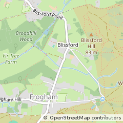 Map of Fordingbridge, Hampshire