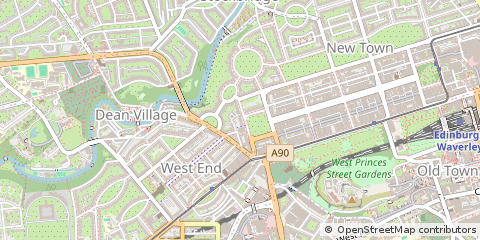 Map of Edinburgh