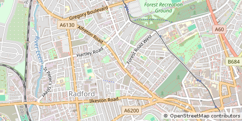 Map of Nottingham