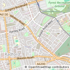 Map of Nottingham