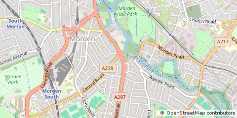 Map of Morden