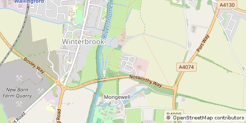 Map of Wallingford, Oxfordshire