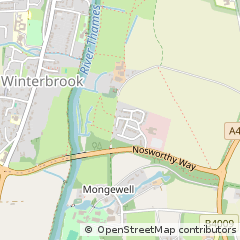 Map of Wallingford, Oxfordshire