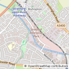 Map of Stratford-Upon-Avon, Cleveland
