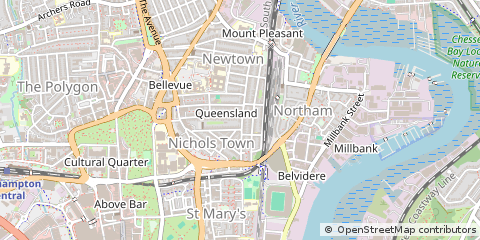 Map of Southampton