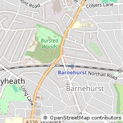 Map of Bexleyheath