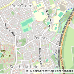 Map of Hatfield