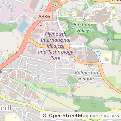 Map of Plymouth, Devon