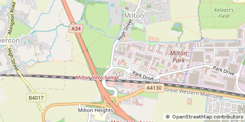 Map of Abingdon, Oxfordshire