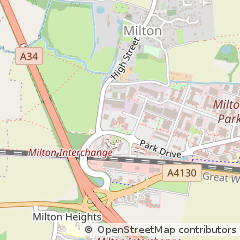 Map of Abingdon, Oxfordshire