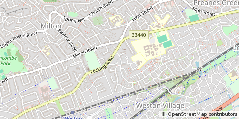 Map of Weston-Super-Mare, Somerset