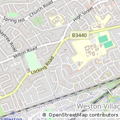 Map of Weston-Super-Mare, Somerset
