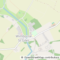 Map of Wimborne, Dorset