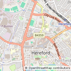 Map of Hereford