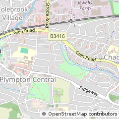 Map of Plymouth, Devon