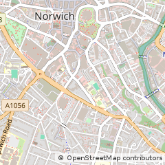 Map of Norwich, Norfolk