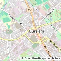 Map of Stoke-on-Trent, Staffordshire