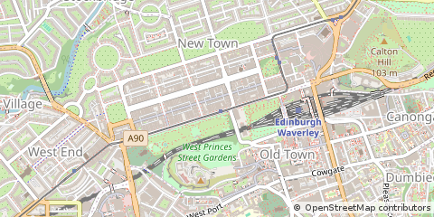 Map of Edinburgh