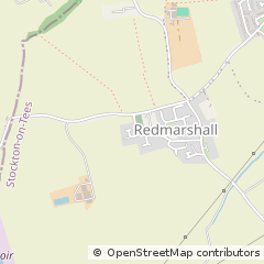 Map of Redmarshall, Stockton-on-Tees, Durham