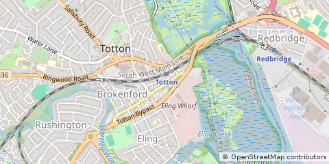 Map of Southampton, Hampshire