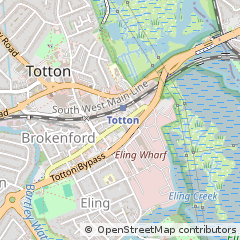Map of Southampton, Hampshire