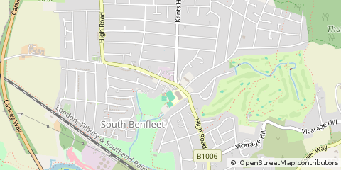 Map of Benfleet