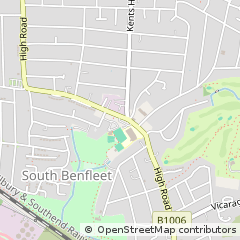 Map of Benfleet