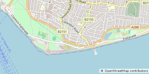 Map of Southsea