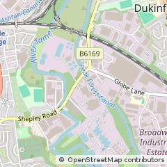Map of Dukinfield, Cheshire