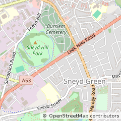 Map of Stoke-on-Trent
