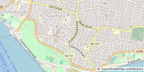 Map of Portsmouth, Hampshire