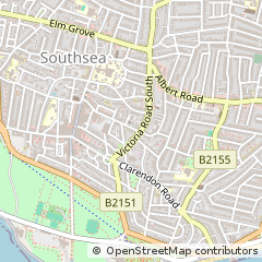 Map of Portsmouth, Hampshire