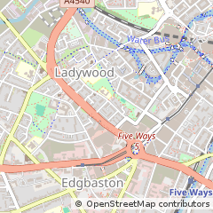 Map of Birmingham