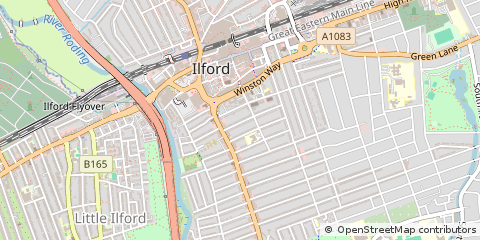 Map of Ilford