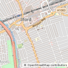 Map of Ilford