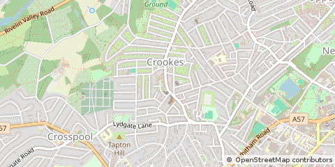 Map of Sheffield