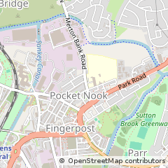 Map of ST Helens, Merseyside
