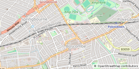 Map of Bournemouth