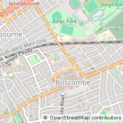 Map of Bournemouth