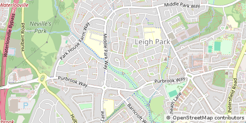 Map of Havant, Hampshire